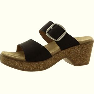 Cliffs wedges mules clogs block heels sandals
